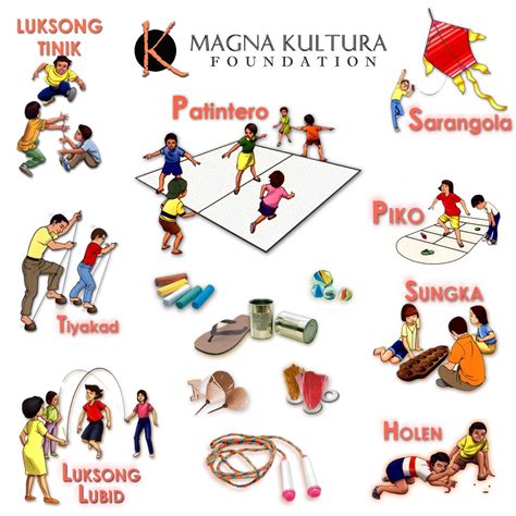 traditional games in the philippines poster